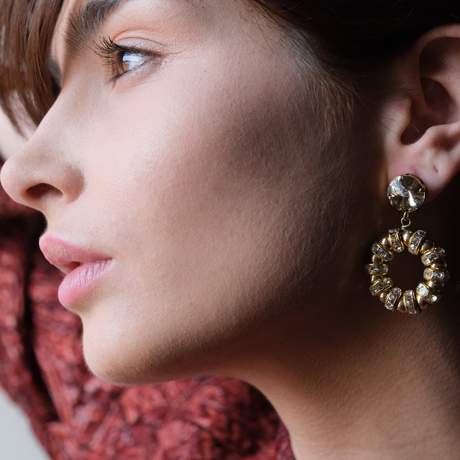 LOVE CHAIN - Orecchini catena oro