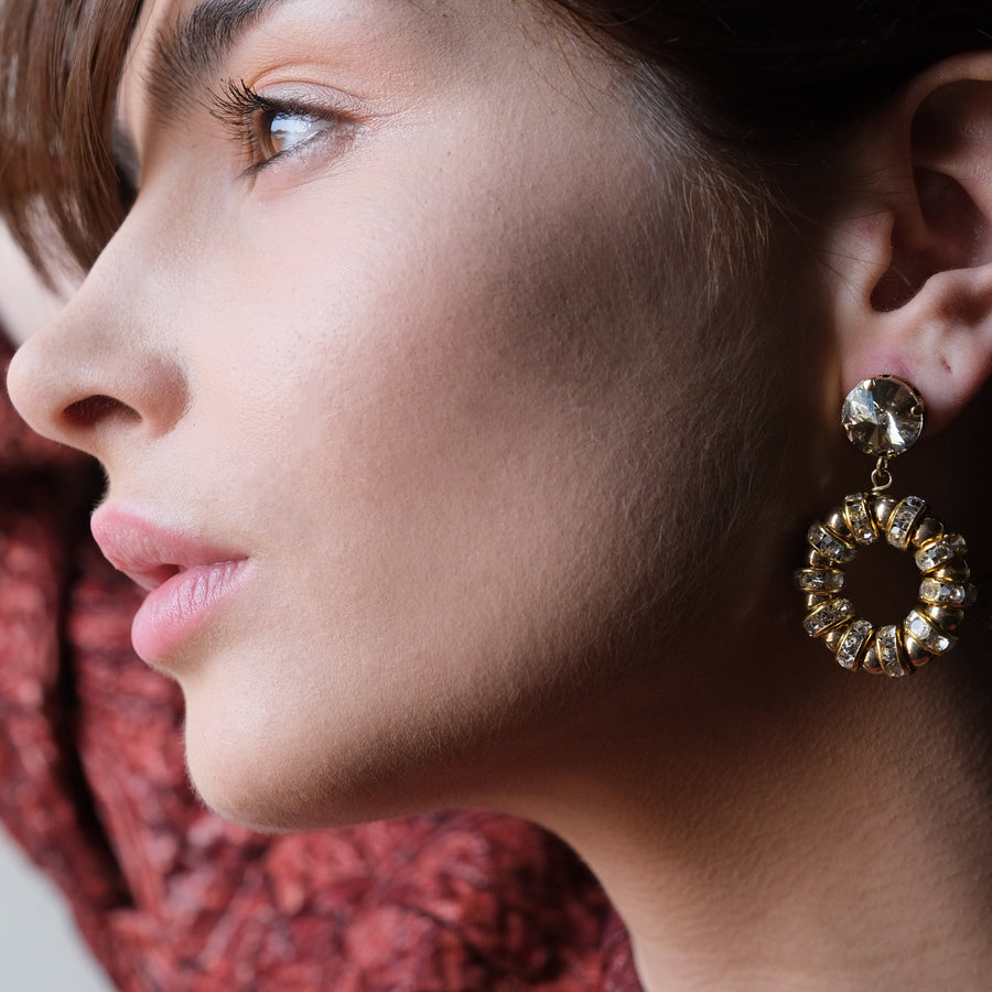 LOVE CHAIN - Orecchini catena argento