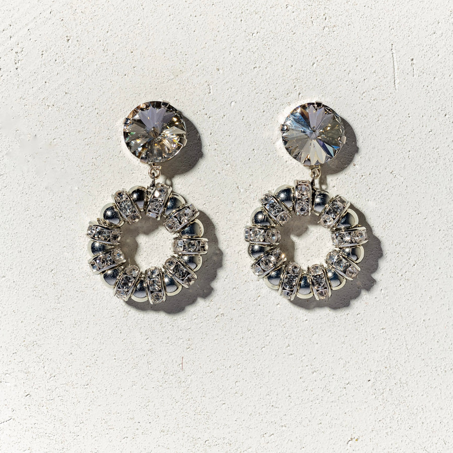 LOVE CHAIN - Orecchini catena argento