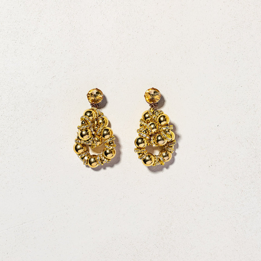 LOVE CHAIN - Orecchini catena oro