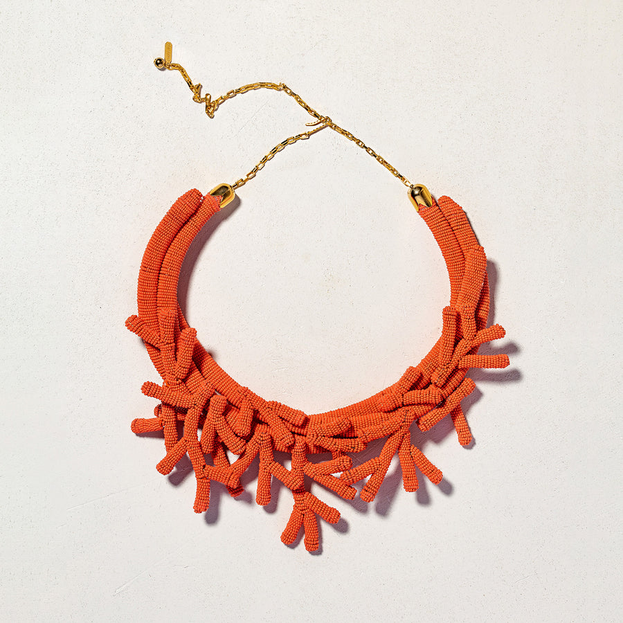 CORAL - Collana ramage corallo