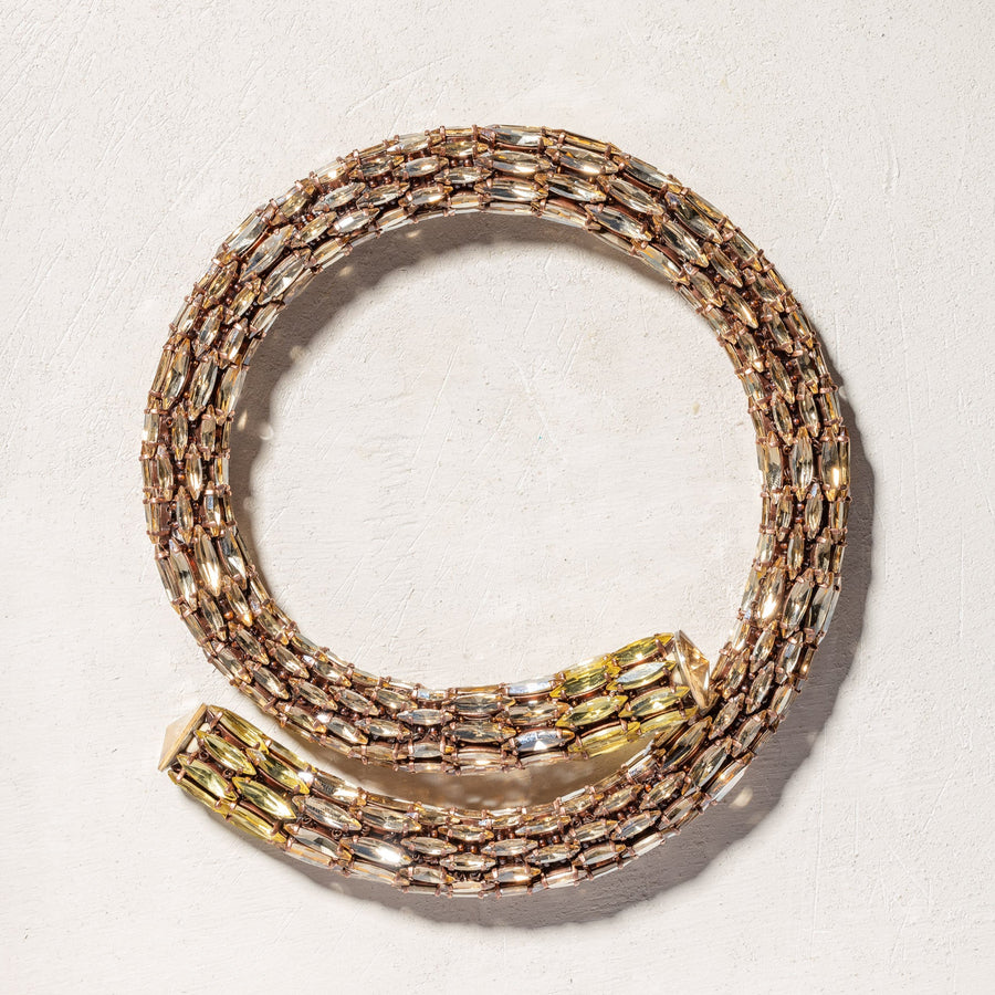 GENA SNAKE- Collana in pietre di cristallo