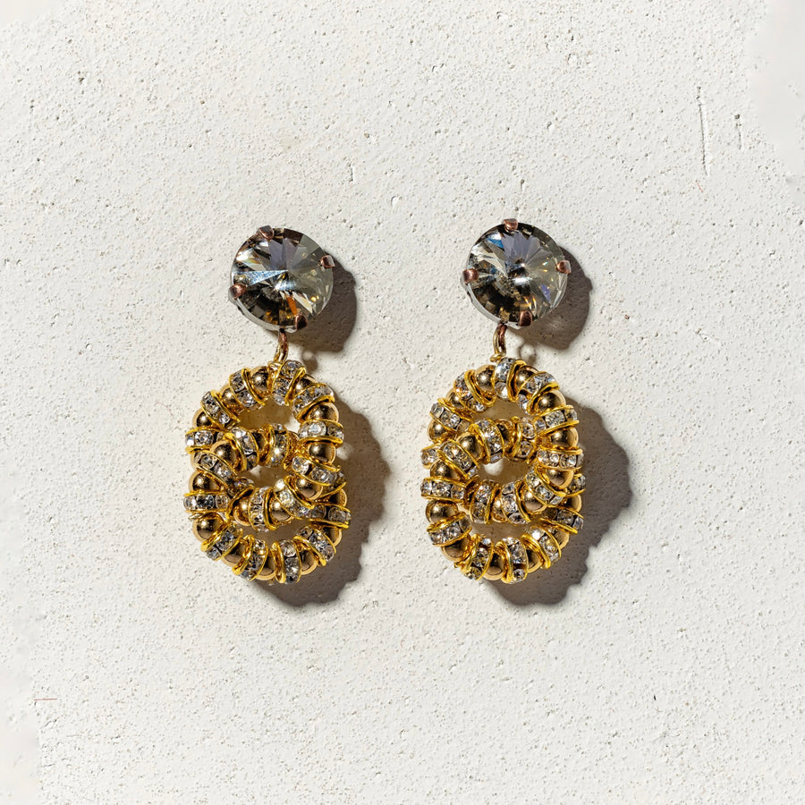 LOVE CHAIN - Orecchini catena oro