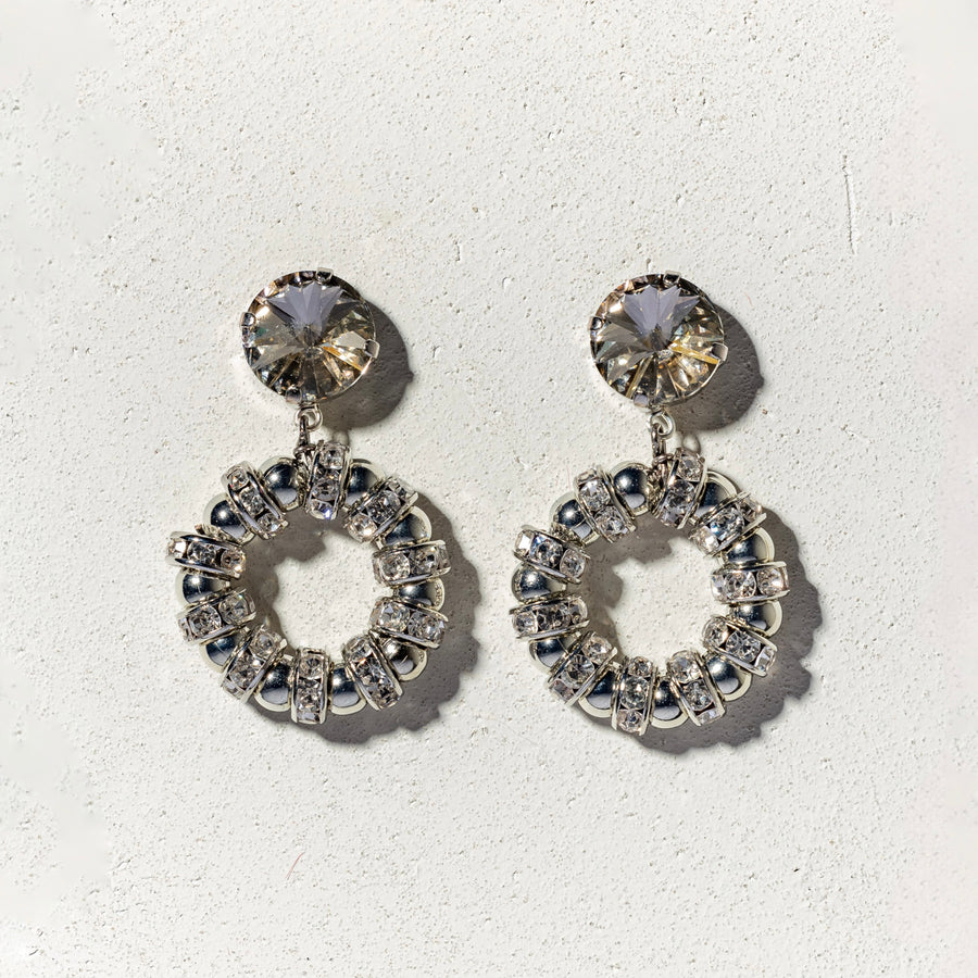 LOVE CHAIN - Orecchini catena argento