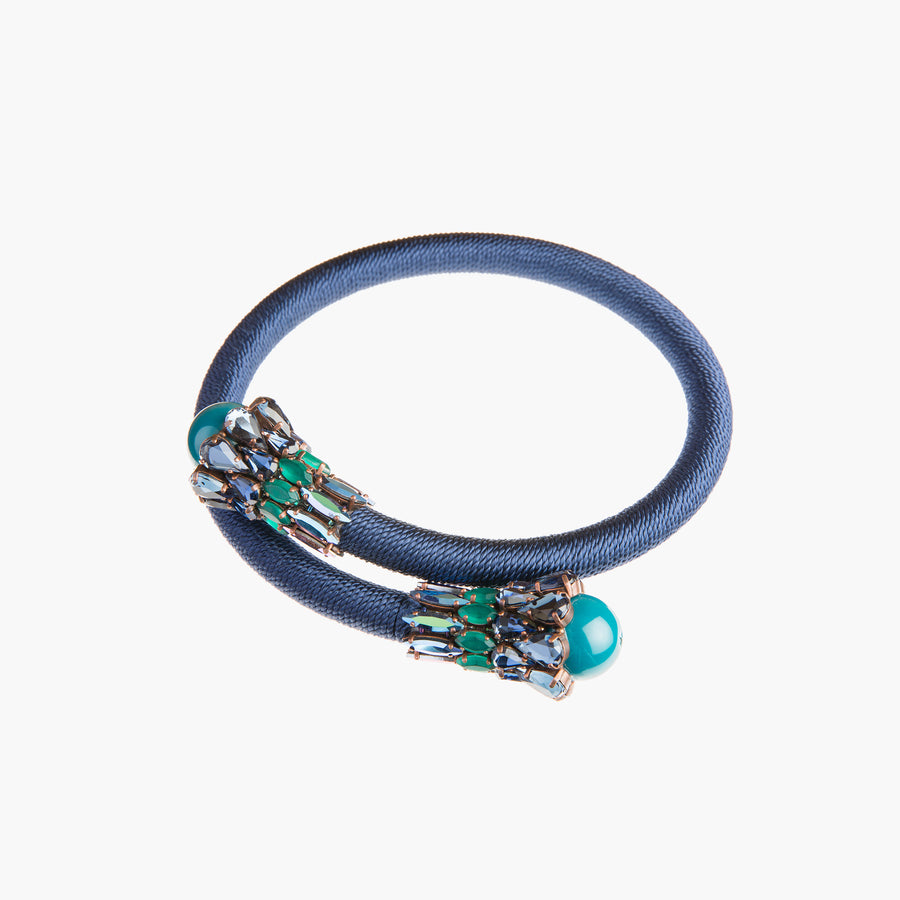 ARIEL - Blue snake necklace