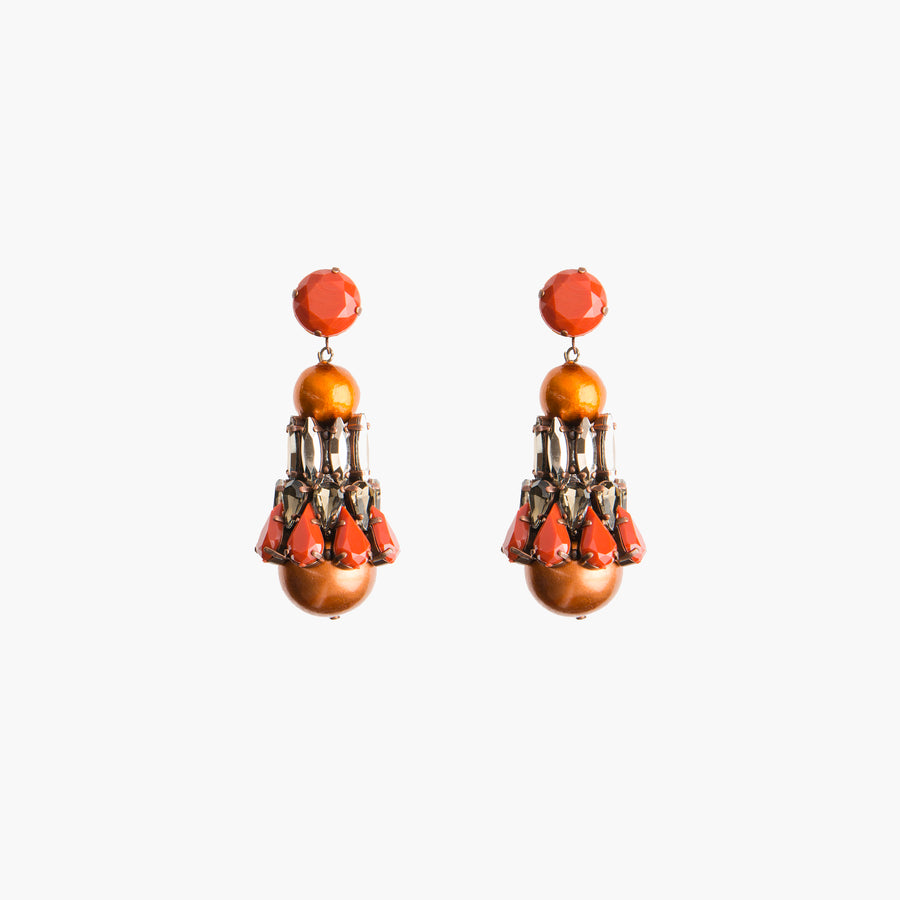 ARIEL - Coral earrings